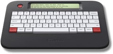 Freewrite Alpha | Distraction-Free Word Processor | Portable Digital Typewriter with Backlit LCD Display, Long Battery Life & Wi-Fi Backup for Writers | E-Typewriter w/Full-Size Mechanical Keyboard-DeskLoop Office