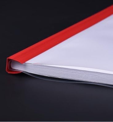Sliding Bar Clear Report Covers, 40 Sheet Capacity, Transparent Resume - Image 4