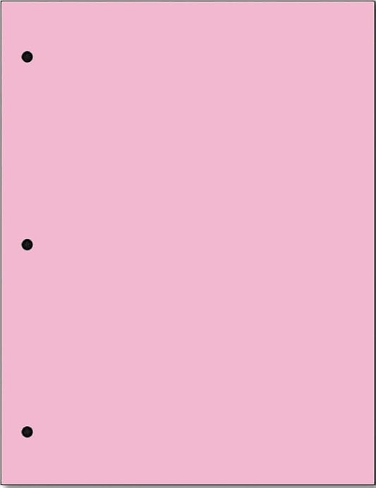 Copy And Printing Color Paper, 20 Lb. 3 Hole Punch 500 Sheets Per Ream. by Limited+Papers