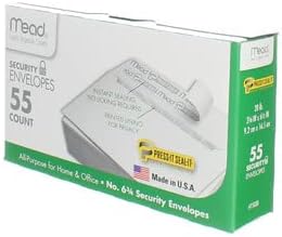 Mead Press-It Seal-It #6 3/4 Security Envelopes - Image 7