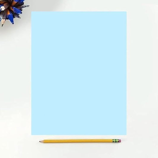 Colored Copy Paper, 20 LB (75 GSM) 8.5 X 11, 500 Sheets (Blue)-DeskLoop Office