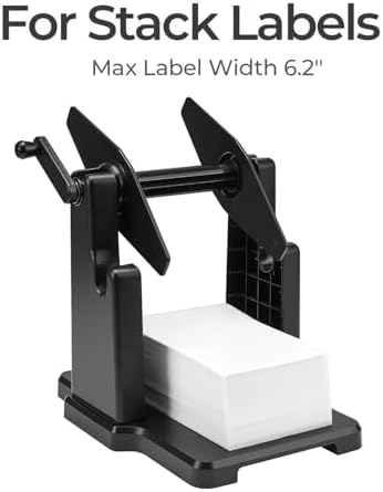 MUNBYN External Rolls Label Holder, 2 in 1 Fan-Fold Stack Paper Holder - Image 3