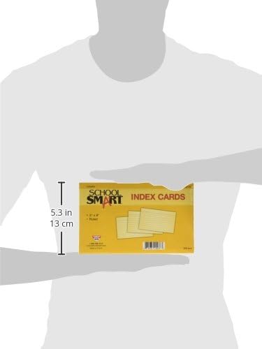 School Smart Ruled Index Cards, 5 x 8 Inches - Image 3
