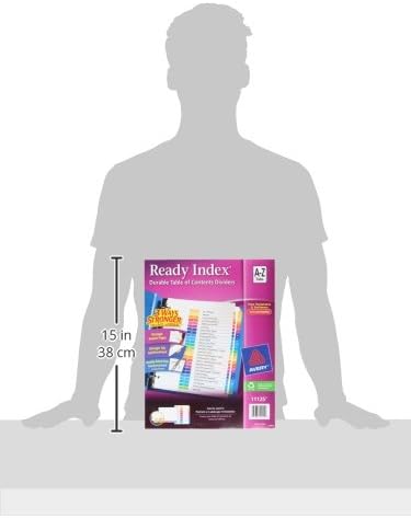 Avery A-Z Dividers for 3 Ring Binders, 26 Tabs per Set, Customizable Table of - Image 10