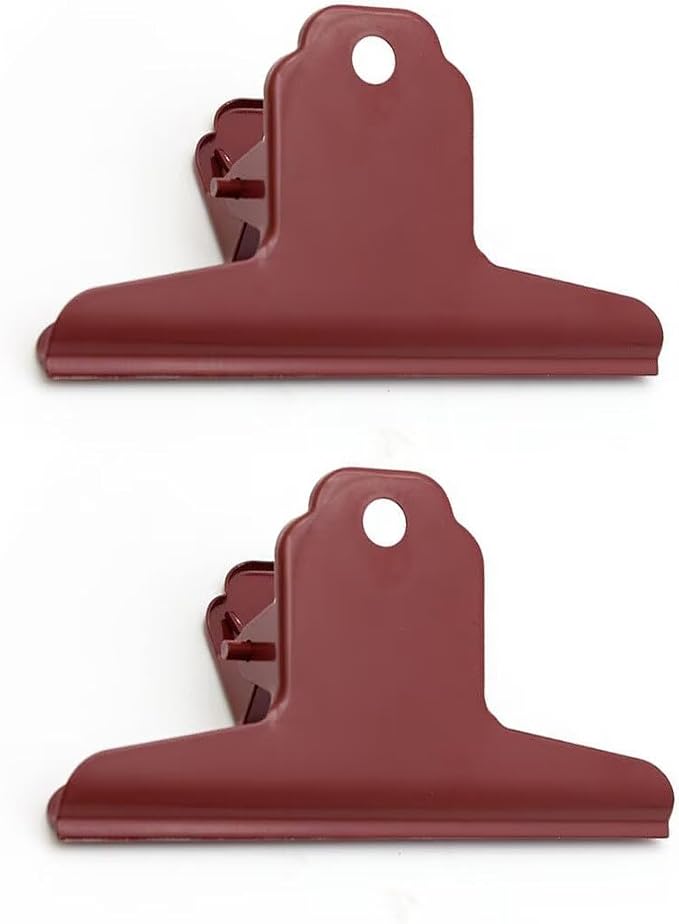 2PCS Extra Large Binder Clips Metal Bulldog Clip Large Paper Clamp Holder - Image 3