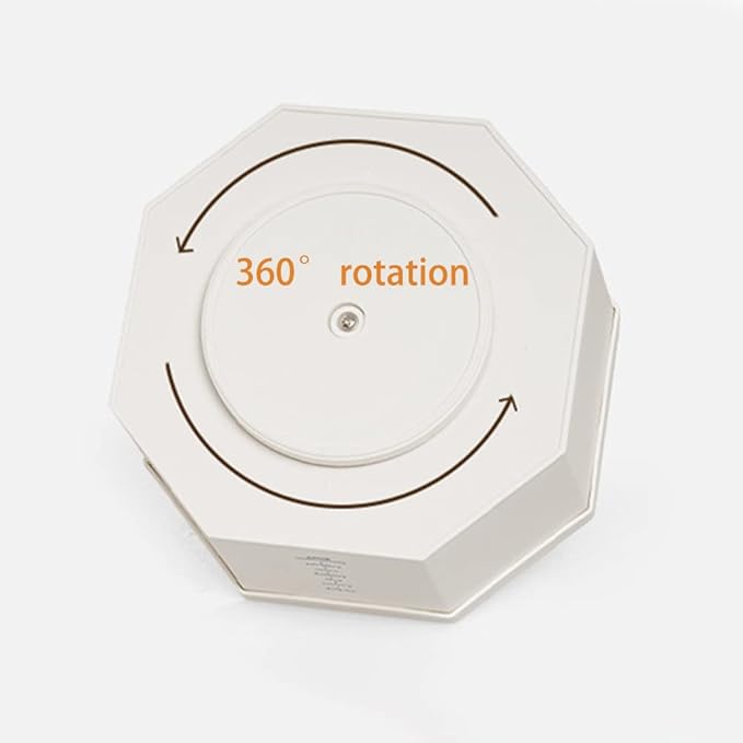 Desk Organizer, 360-Degree Rotating Multi-Functional Pen Holder, 5 Compartments Desktop Stationary Organizer, Home Office Art Supply Storage Box Caddy (White)-DeskLoop Office