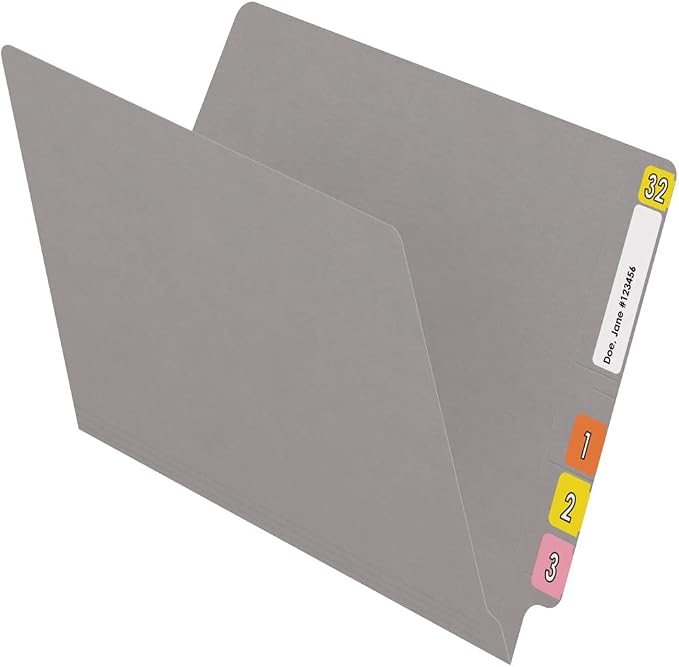 Ecom Folders End Tab File Folders | Letter Size 14 Pt Heavy Duty Structure | - Image 4
