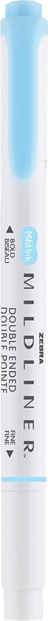 Zebra Pen Mildliner Dual-Tip Highlighters, Broad and Fine Tips, No Bleed - Image 2