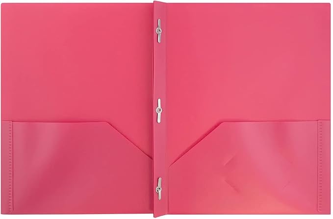 JAM PAPER Plastic Color POP Folders - Image 7