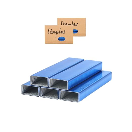 MEI YI TIAN Blue Staples 26/6 Standard Staples Refill 1000/Box 2 Boxes/Pack by MEIYITIAN