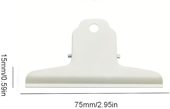 2PCS Extra Large Binder Clips Metal Bulldog Clips Large Paper Clamps Holder - Image 8