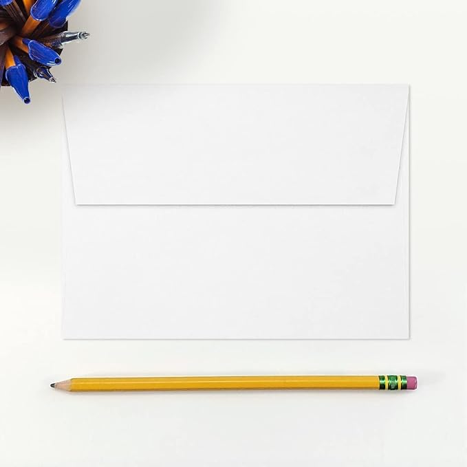 LUXPaper A7 Invitation Envelopes | Peel & Press | 5 1/4" x 7 1/4" | White | - Image 4