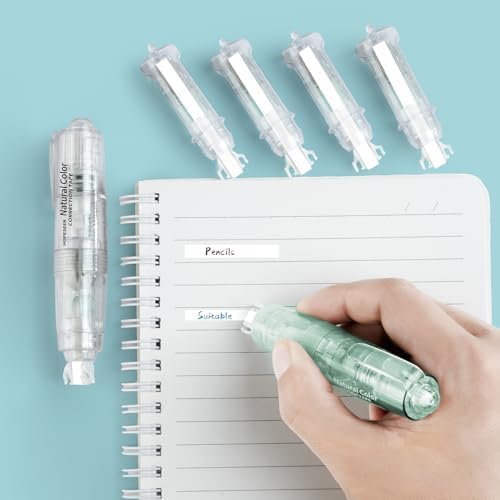White Retractable Correction Tapes, 2 Cute Pre-Loaded Correctors - Image 6