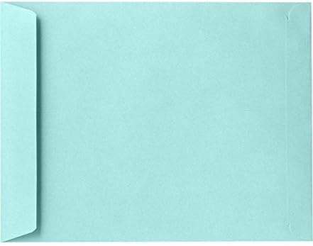 LUXPaper 9 x 12 Open End Envelopes | Peel & Press | Seafoam Blue | 80lb. Text | by LUXPaper