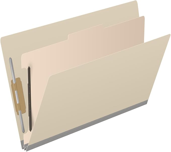 Ecom Folders Top Tab Pressboard Classification Folders | Legal Size 18 Pt Stock - Image 2