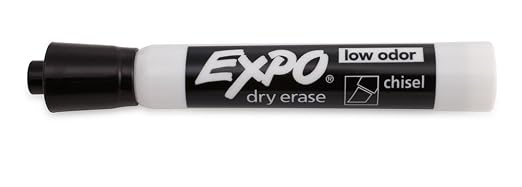 EXPO 80001 Low Odor Chisel Point Dry Erase Markers, 12 Units per Box, 144 - Image 3