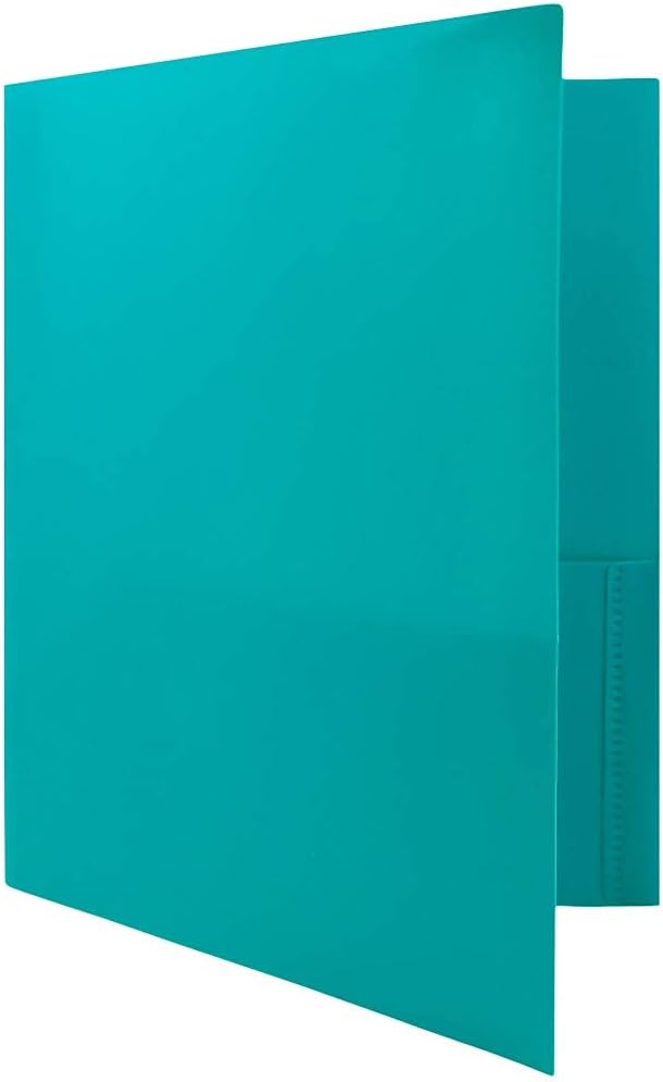 JAM PAPER Plastic 2 Pocket POP Folders - Image 5