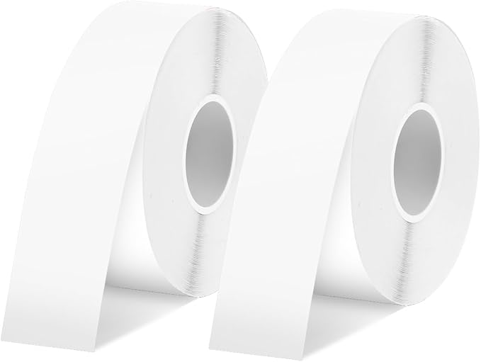 Label Maker Tape SUPVAN E10 Adapted Label Print Paper Refill Size 2 Packs by SUPVAN