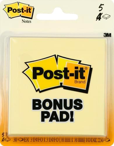 Post-it Notes, 3 in x 3 in, 4 Sticky Notes Pads, 50 Sheets per Pad, The Iconic - Image 2