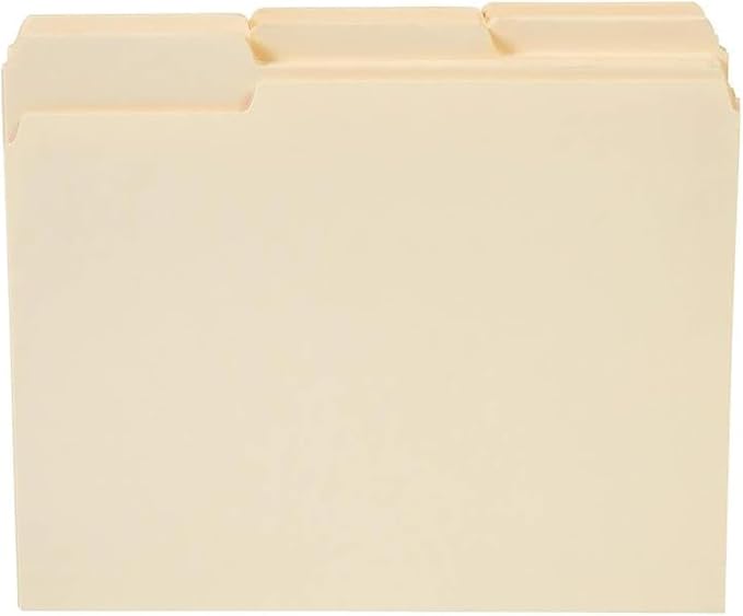 Staples File Folders, Letter Size, 1/3‑Cut Tabs, Durable Paper Stock - Image 7