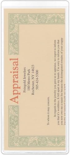 StoreSMART® - Clear Plastic Brochure/Policy/Ticket Holders - 10 Pack - RR9124-10 by StoreSMART