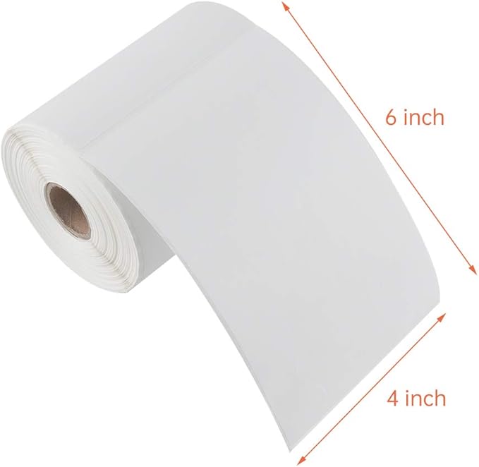 L LIKED 5000 4" x 6" Direct Thermal Shipping Labels with 250 Labels/Roll - Compatible with Zebra 2844 ZP-450 ZP-500 ZP-505, 20 Rolls-DeskLoop Office