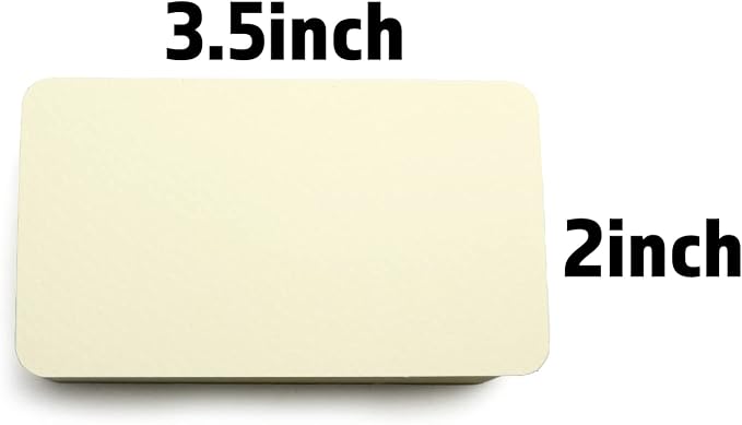 PPAPPAPPIYO 3.5x2 rounded corner index cards180gsm Thick Cardstock, Blank - Image 5