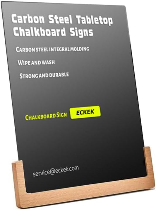ECKEK Tabletop Chalkboard Signs by ECKEK