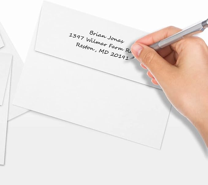 LUXPaper A7 Invitation Envelopes | Peel & Press | 5 1/4" x 7 1/4" | White | - Image 6
