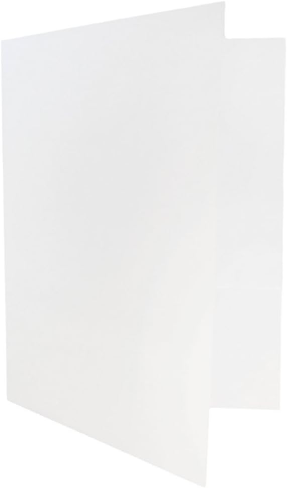 JAM PAPER Two Pocket Textured Linen Presentation Folders - Image 4