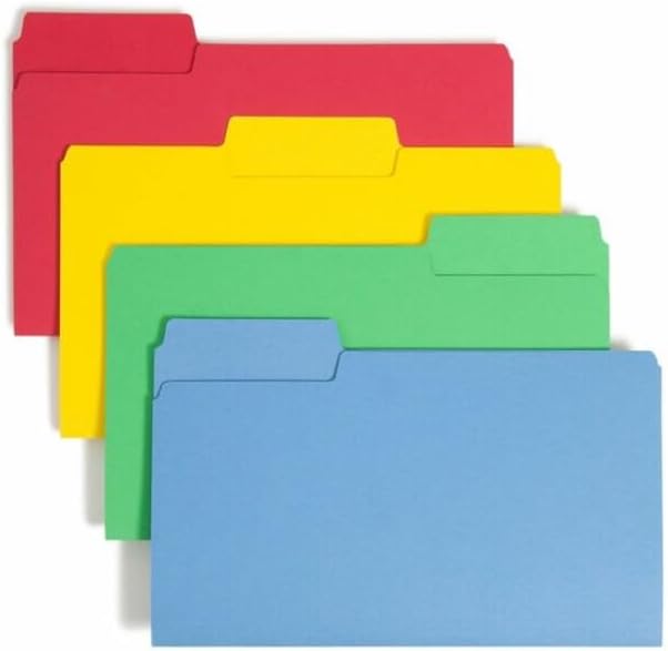 Smead SuperTab Heavyweight File Folder, Oversized 1/3-Cut Tab, Legal Size by SMEAD