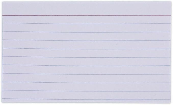 Universal Printable Index Card by Universal