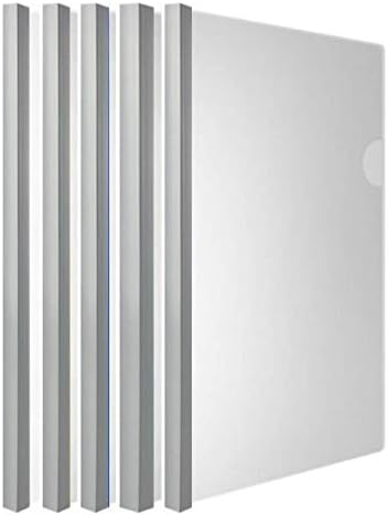Plastic File Folder with Sliding Bar Report Covers, 40 Sheet Capacity, by Unknown