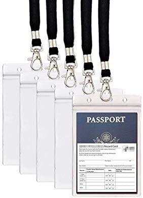 5Pack Extra Large ID Badge Holder by Cypes