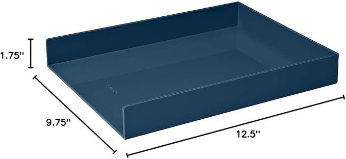 Poppin Stackable Front Loading Letter Tray, Rectangular - Image 4