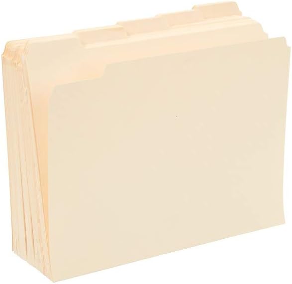 Staples File Folders, Letter Size, 1/5‑Cut Tabs, Durable Paper Stock - Image 3