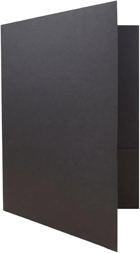 JAM PAPER Two Pocket Textured Linen Presentation Folders - Image 8