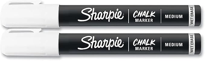 Sharpie Chalk Marker, Wet Erase Markers, Medium Tip - Image 4