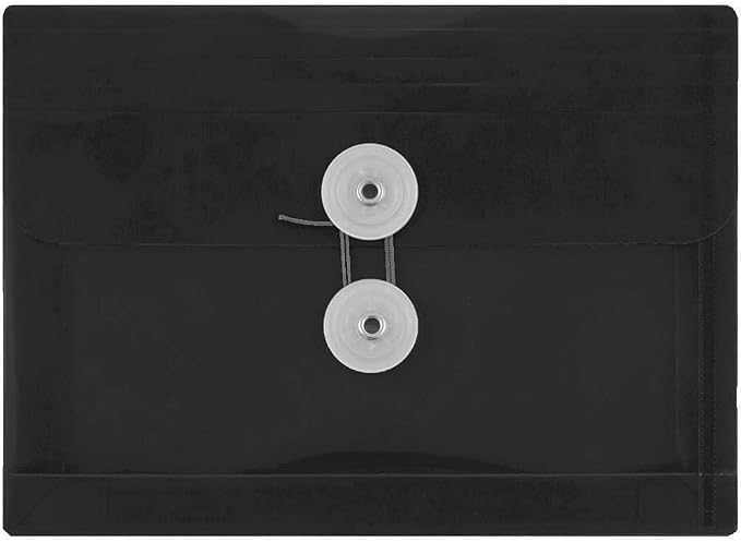 JAM PAPER Plastic Booklet Envelopes by JAMPaper