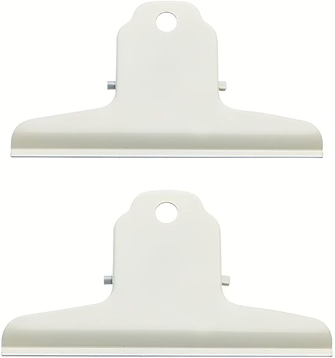 2PCS Extra Large Binder Clips Metal Bulldog Clips Large Paper Clamps Holder by SEEKRARE