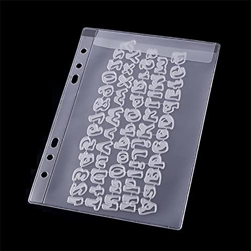 CYFUN DESIGN 10 Sheet Binder Pockets Sleeves Bags A5 Size 6 Hole Binder Folder - Image 4