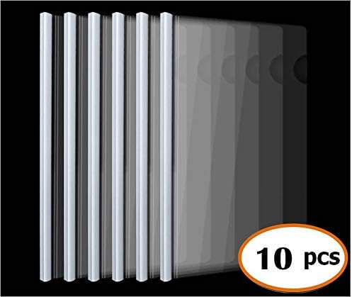 Plastic File Folder with Sliding Bar Report Covers, 40 Sheet Capacity, - Image 2