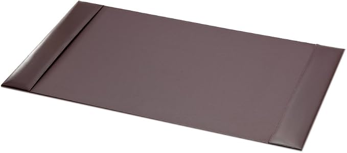 Dacasso Bonded Pad with Side Rails Luxury Leather Desk Blotter by Dacasso