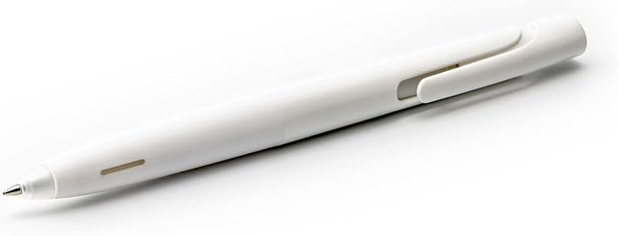 Zebra Pen, bLen Retractable Gel Pens, Medium Point 0.7mm, All White Barrels - Image 5