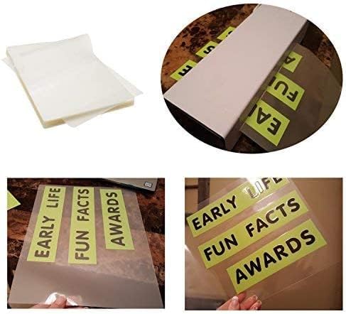 Immuson Thermal Laminating Pouches 8.9 x 11.4, 5 Mil Thickness, Crystal Clear Finish, 500 Pack-DeskLoop Office