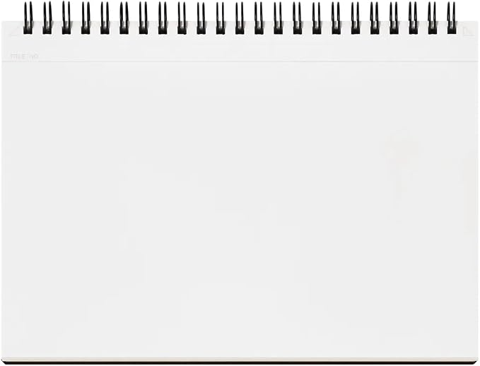 Maruman Mnemosyne Grid Notebook- Horizontal A5 Layout, 5.83" x 8.27", 70 Sheets - Image 4
