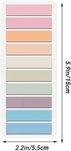 200Pcs Purple Repositionable Index Tabs - Image 2