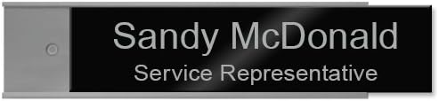 NapTags Aluminum Nameplate Holder - Image 3