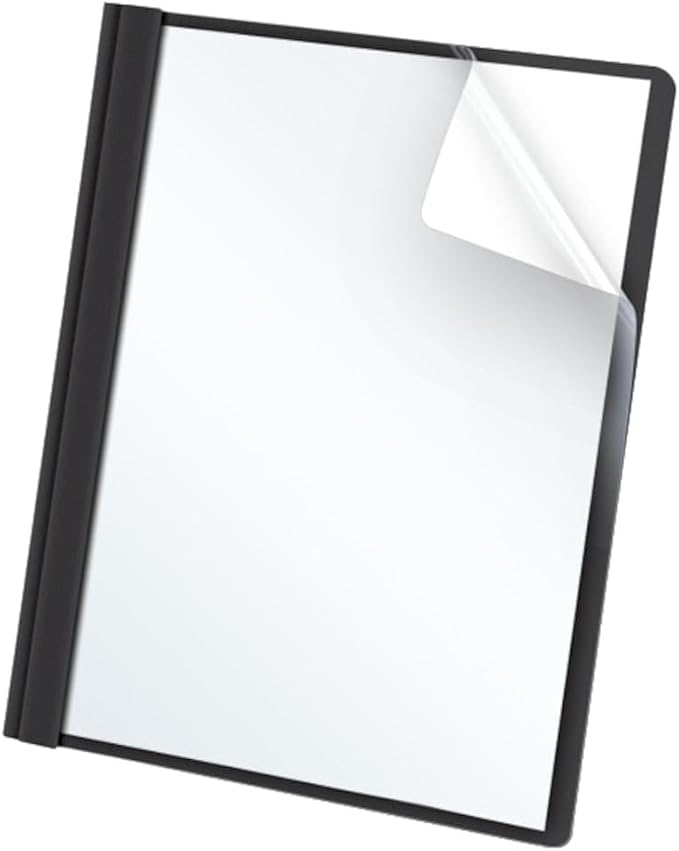 Oxford Clear Front Report Covers, Resume Cover, Presentation Cover, Letter Size by Oxford
