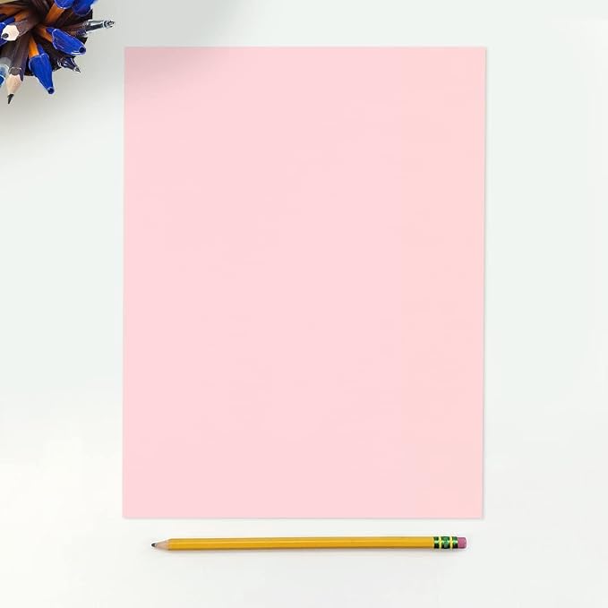 LUXPaper 8.5" x 11" Paper | Letter Size | Candy Pink | 80lb. Text | 250 Qty - Image 3